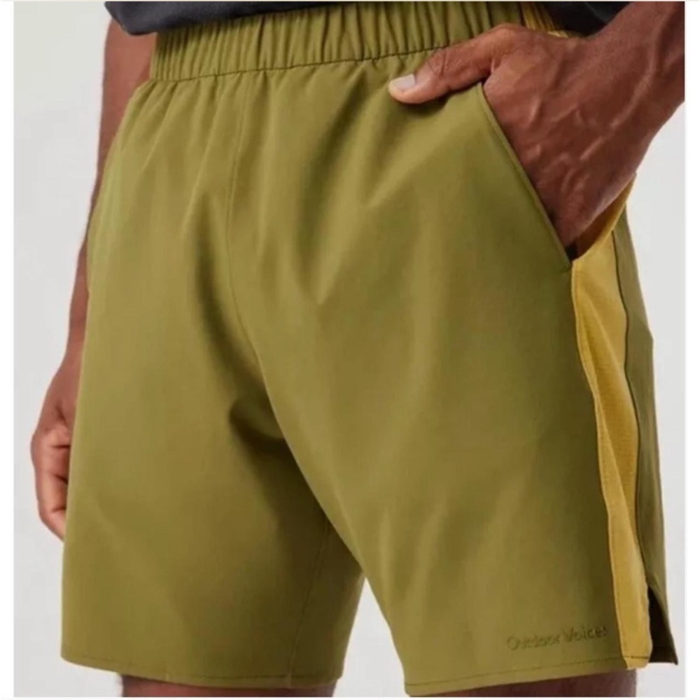 OUTDOOR VOICES Athleisure Gorpcore Outdoorsy High Stride 7" Men's Shorts Size L